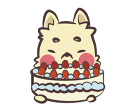 Cream's dog sticker #4857961