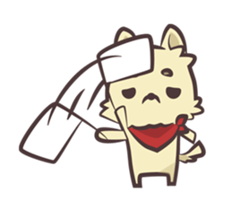 Cream's dog sticker #4857976