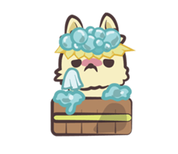 Cream's dog sticker #4857979