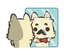 Cream's dog sticker #4857980
