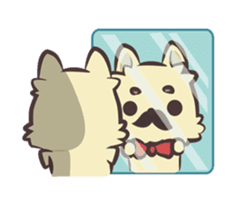 Cream's dog sticker #4857980