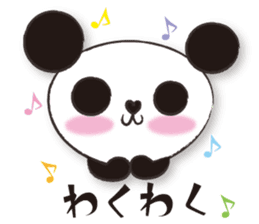 mikarin panda Sticker sticker #4858624