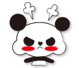 mikarin panda Sticker sticker #4858636