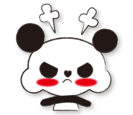 mikarin panda Sticker sticker #4858636