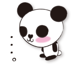 mikarin panda Sticker sticker #4858655