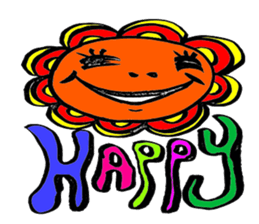 Happy  Sticker sticker #4858752