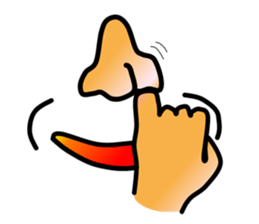 Nose and lips sticker #4860349