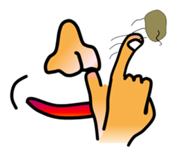 Nose and lips sticker #4860350