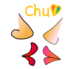 Nose and lips sticker #4860363