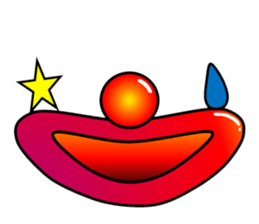 Nose and lips sticker #4860380