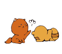 A raccoon dog and Best buddies sticker #4860434