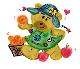 Rossy Lady Bear sticker #4860830