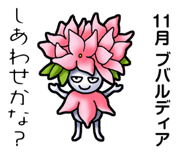 Birthstone,birth flower,constellation sticker #4860890