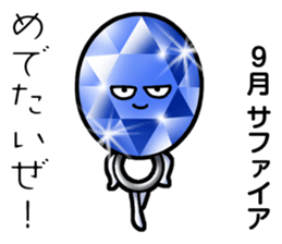 Birthstone,birth flower,constellation sticker #4860900