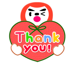 Knot of Cordiality [Celebratory Daruma] sticker #4861061