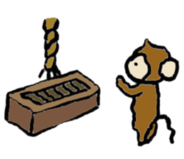 New Year's Monkey sticker #4861685