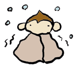New Year's Monkey sticker #4861699