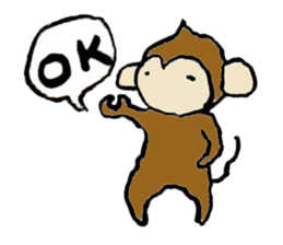 New Year's Monkey sticker #4861702