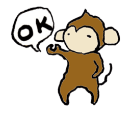 New Year's Monkey sticker #4861702