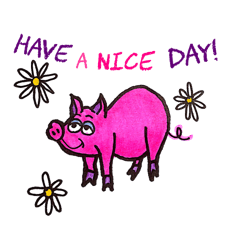 Sally's Sticker! Be positive!