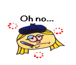 Sally's Sticker! Be positive! sticker #4861747