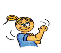 Sally's Sticker! Be positive! sticker #4861749