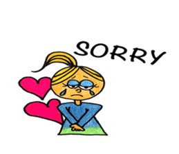 Sally's Sticker! Be positive! sticker #4861758