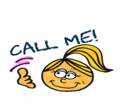 Sally's Sticker! Be positive! sticker #4861775