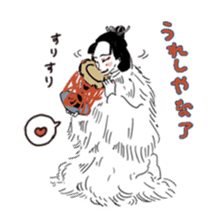 Kawaii KABUKI sticker #4861873