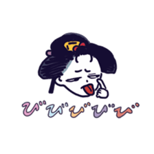 Kawaii KABUKI sticker #4861877