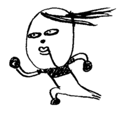 Surreal panda sticker #4862230