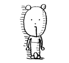 Surreal panda sticker #4862241