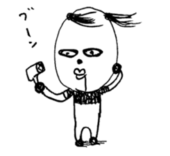 Surreal panda sticker #4862243