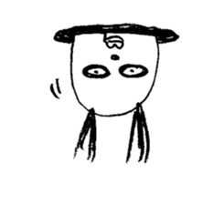 Surreal panda sticker #4862247