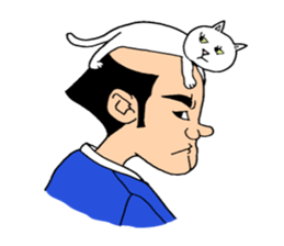 Cat and lord sticker #4862969