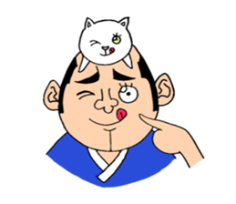 Cat and lord sticker #4862975