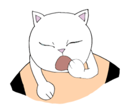 Cat and lord sticker #4862983