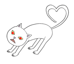 Cat and lord sticker #4862987