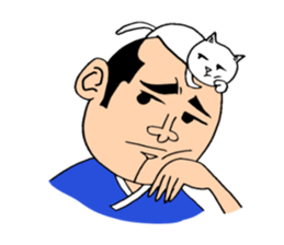 Cat and lord sticker #4862989