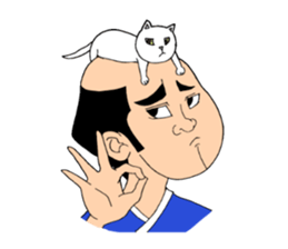 Cat and lord sticker #4862990