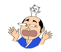 Cat and lord sticker #4862991