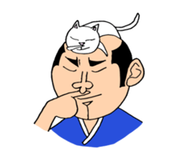 Cat and lord sticker #4863002