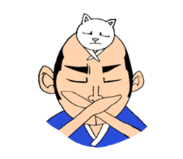 Cat and lord sticker #4863005