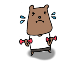 Baseball Kuma sticker #4863041