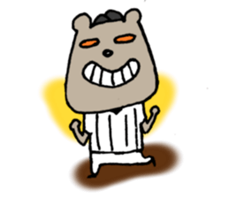 Baseball Kuma sticker #4863047