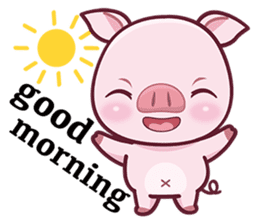 Lovely Piggy Doll sticker #4863067