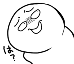 Oh eyebrow man sticker #4863659