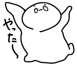 Oh eyebrow man sticker #4863676