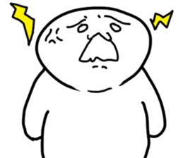 Oh eyebrow man sticker #4863677