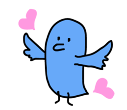 HappyBlueBird sticker #4863836